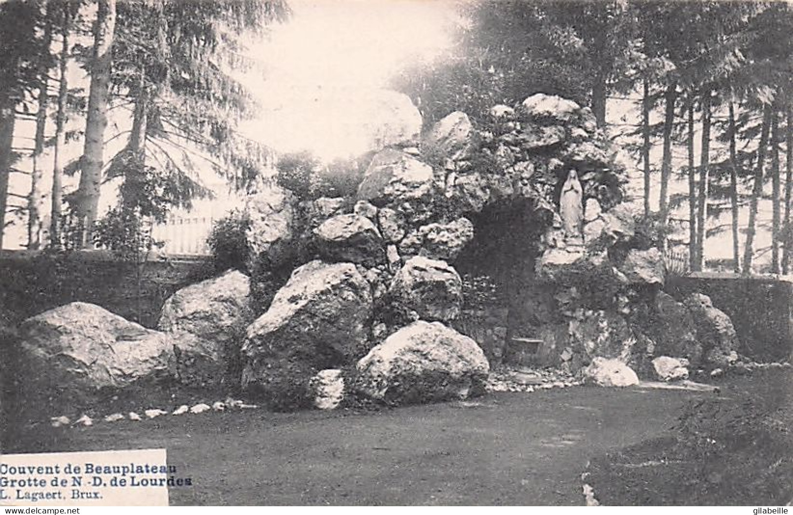 Sainte-Ode  - couvent de Beauplateau - grotte de N.D de Lourdes