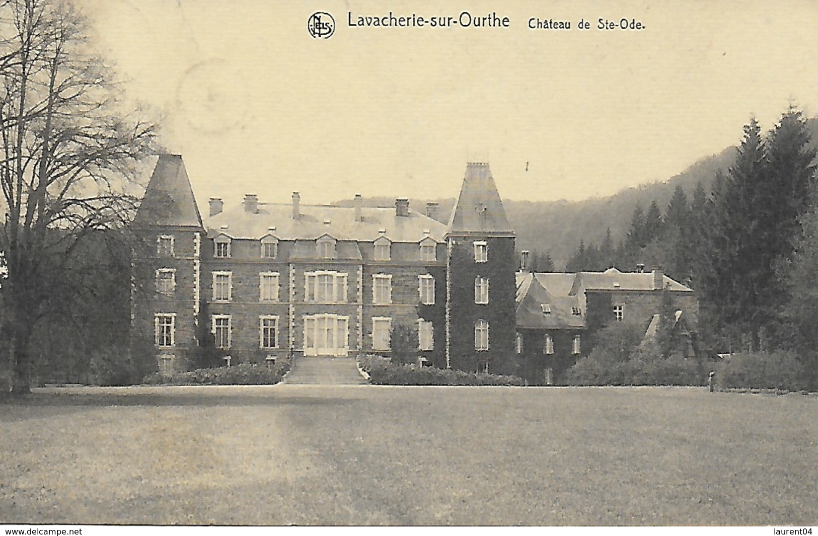SAINTE-ODE. LAVACHERIE SUR OURTHE. CHATEAU DE Ste-ODE