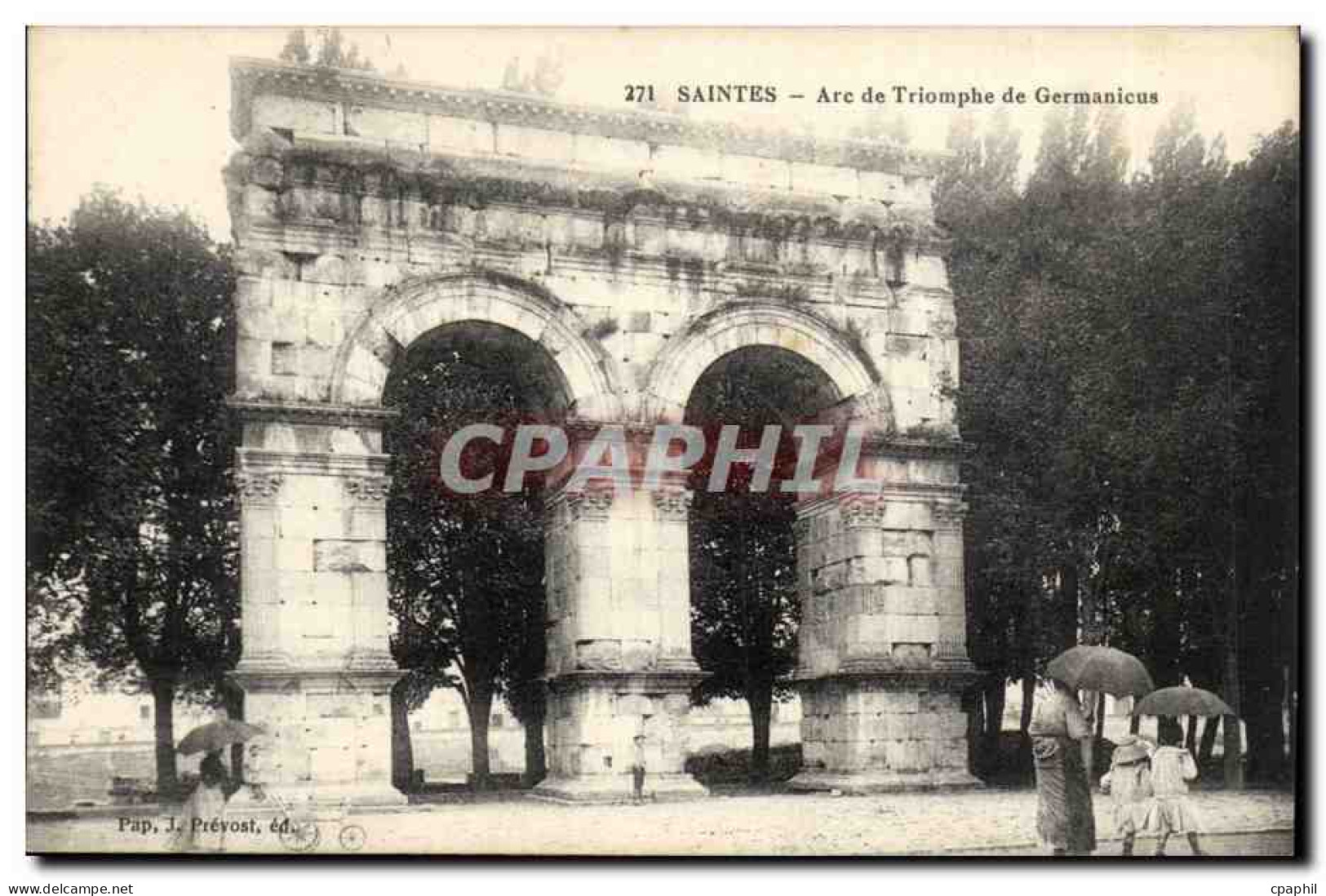 Saintes CPA Arc de triomphe de Germanicus