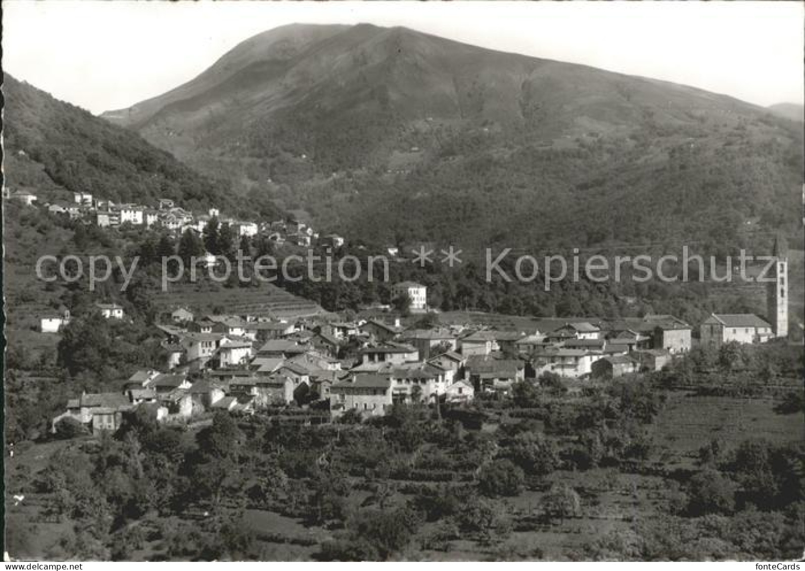 Sala Capriasca con Bigorio Panorama