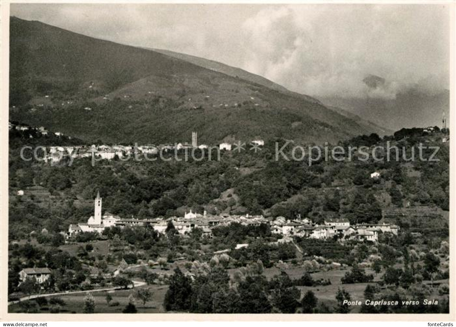 Sala Capriasca Panorama Kirche