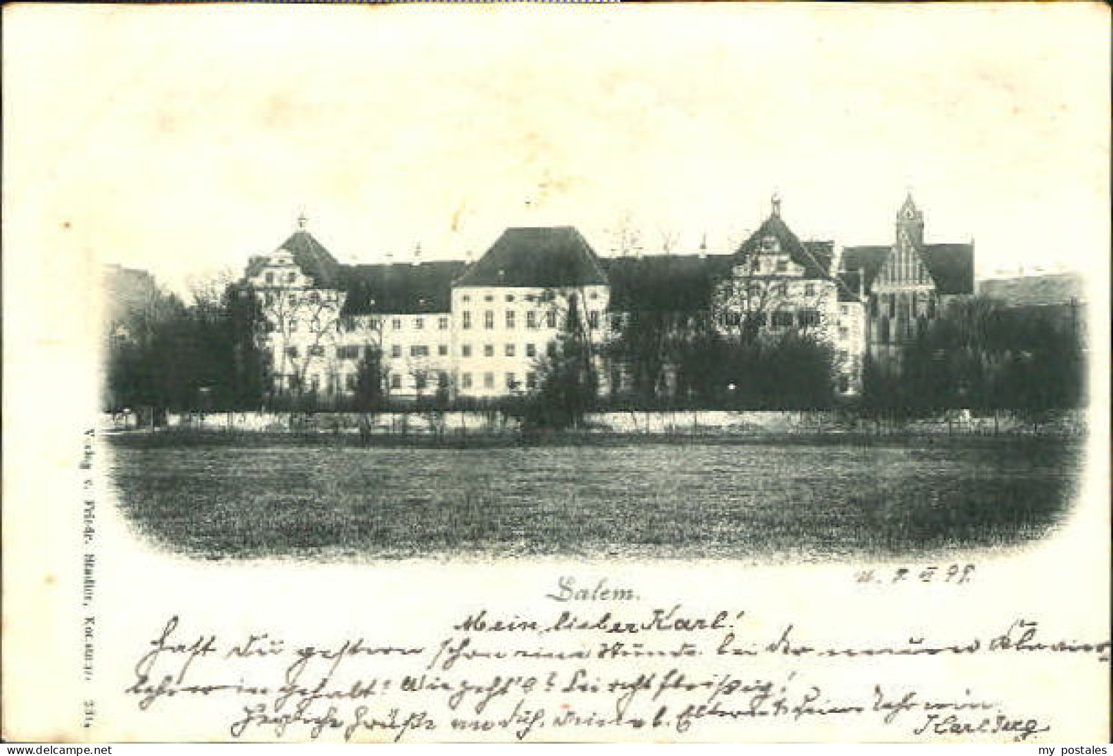 Salem Baden Salem  x 1899