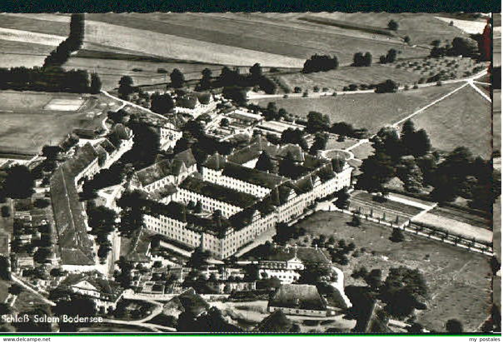 Salem Baden Schloss Salem Fliegeraufnahme