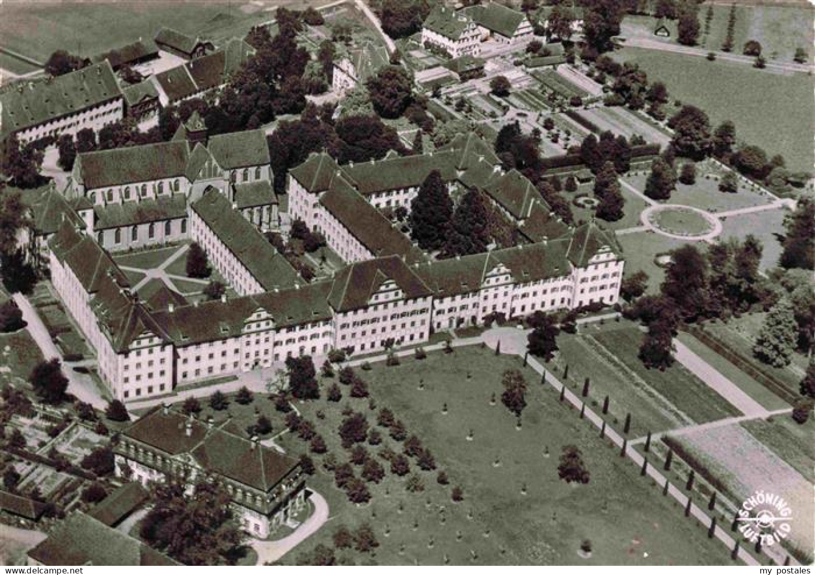 Salem  Baden Schloss Salem Fliegeraufnahme