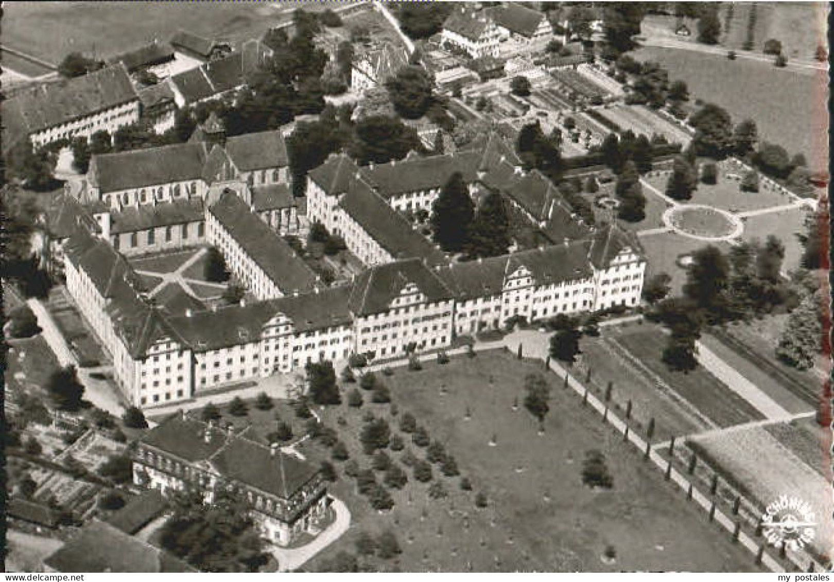 Salem Baden Schloss Salem Fliegeraufnahme