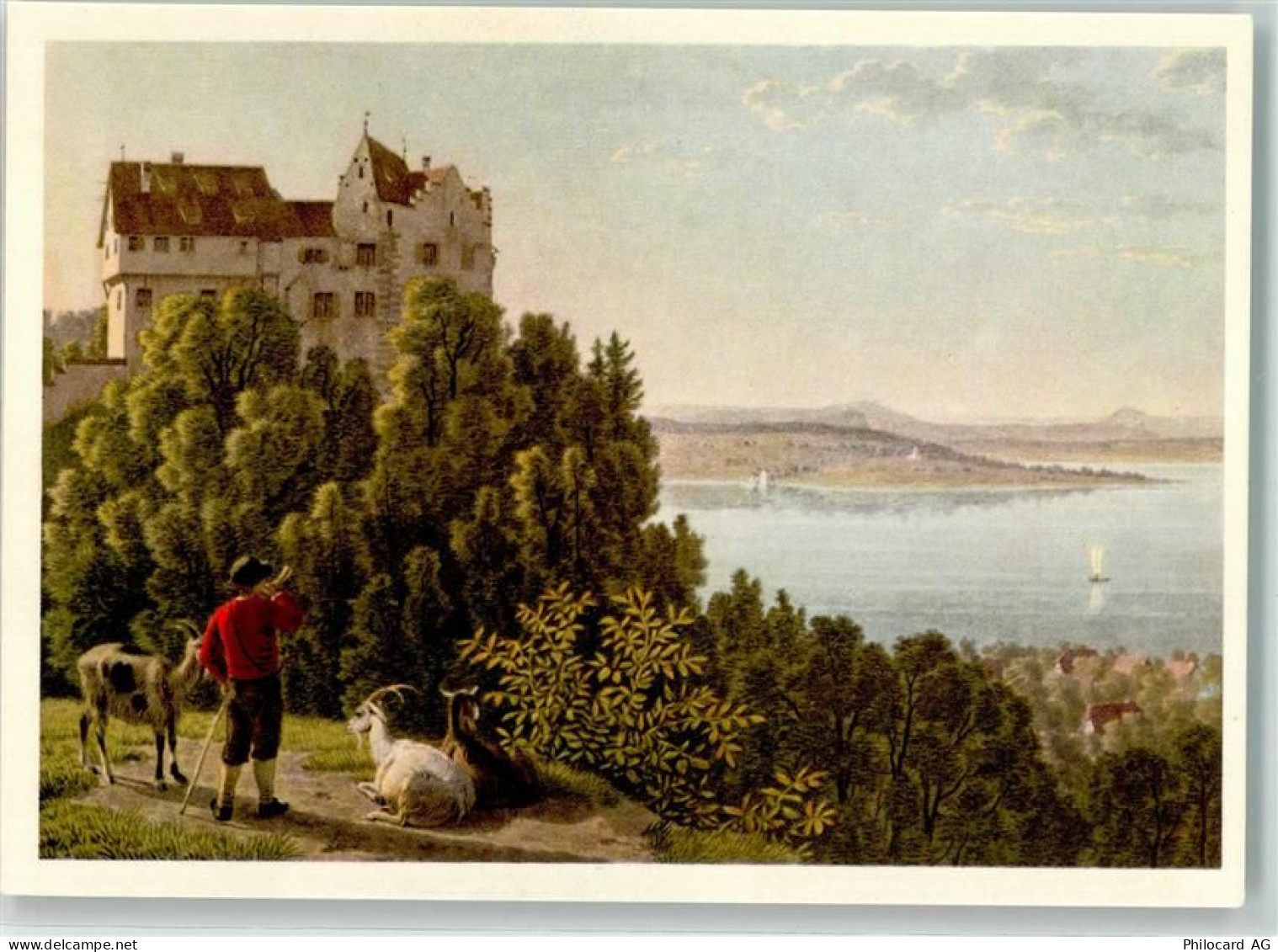 Salenstein Ziegen Schloss Salenstein Künstlerkarte Pro Juventute Schweiz... - 39493710