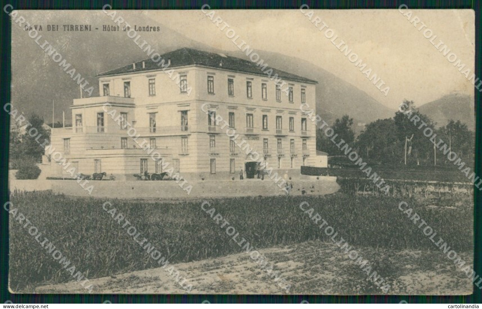 Salerno Cava de Tirreni PIEGA cartolina XB0235