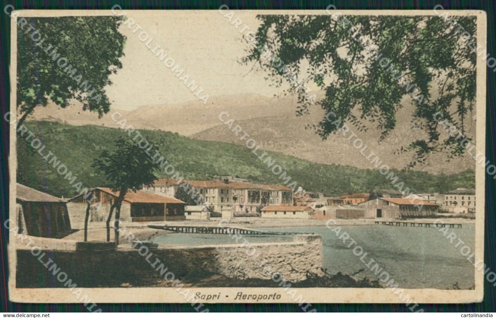 Salerno Sapri Aeroporto cartolina KV3072