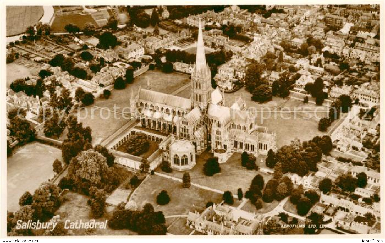 Salisbury Wiltshire Fliegeraufnahme