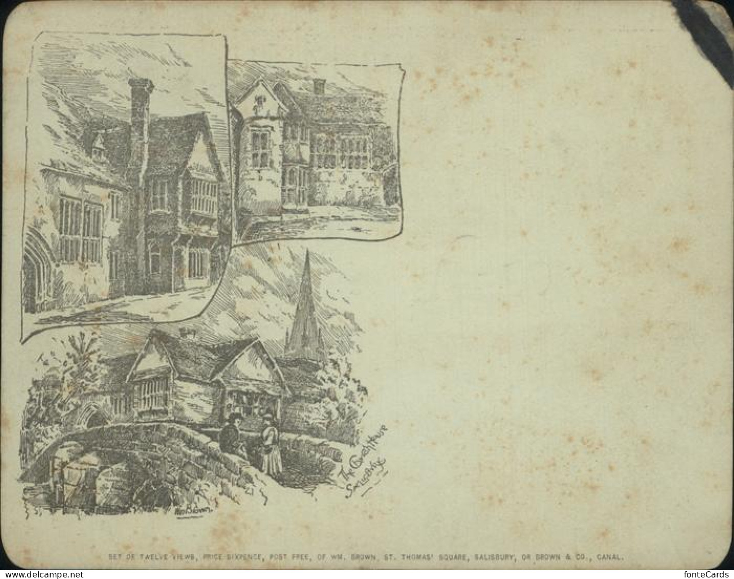 Salisbury Wiltshire Teilansichten