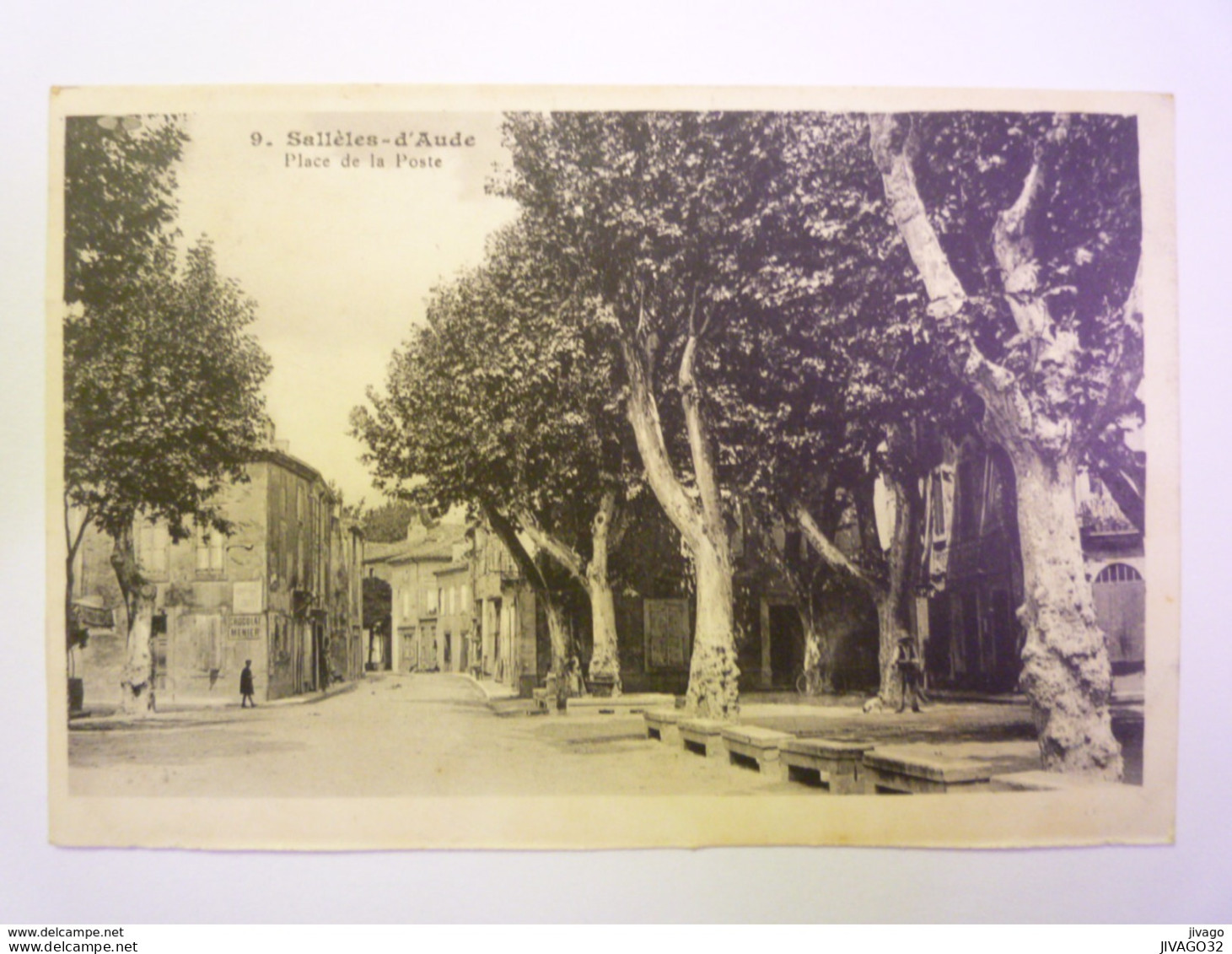 SALLELES-D'AUDE  (Aude)  :  Place de la POSTE