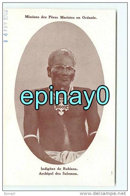 B -  SALOMON - indigéne de Rubiana  - VENTE FLASH