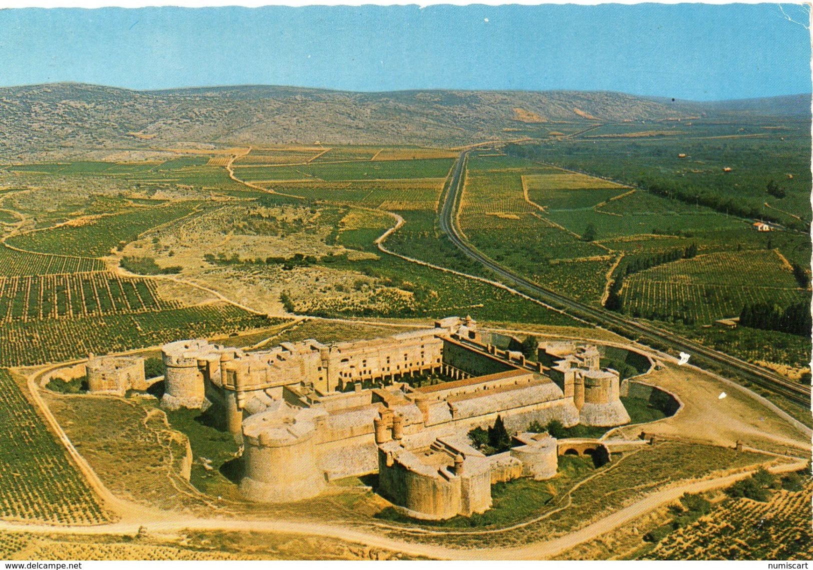 Salses Salses-le-Château belle vue aérienne de la Fortesse de Salses