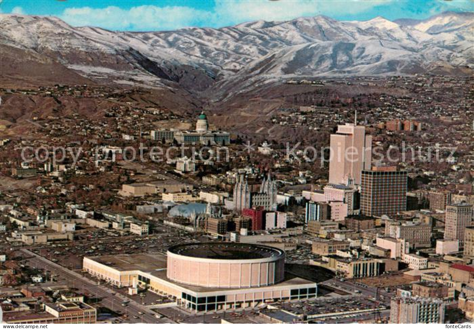 Salt Lake City Aerial view of Salt Lake City