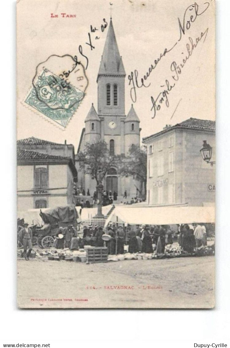 SALVAGNAC - 114 - L'Eglise - très bon état