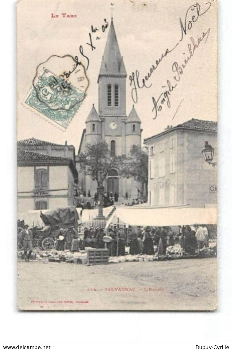 SALVAGNAC - 114 - L'Eglise - très bon état