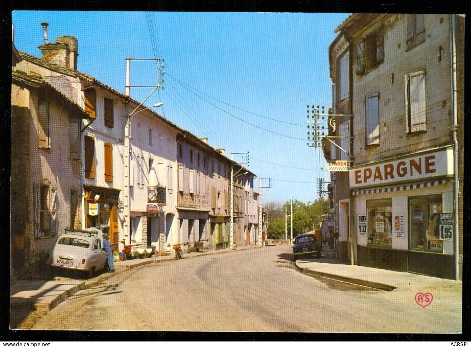 SALVAGNAC la grande rue édition as VV 1614