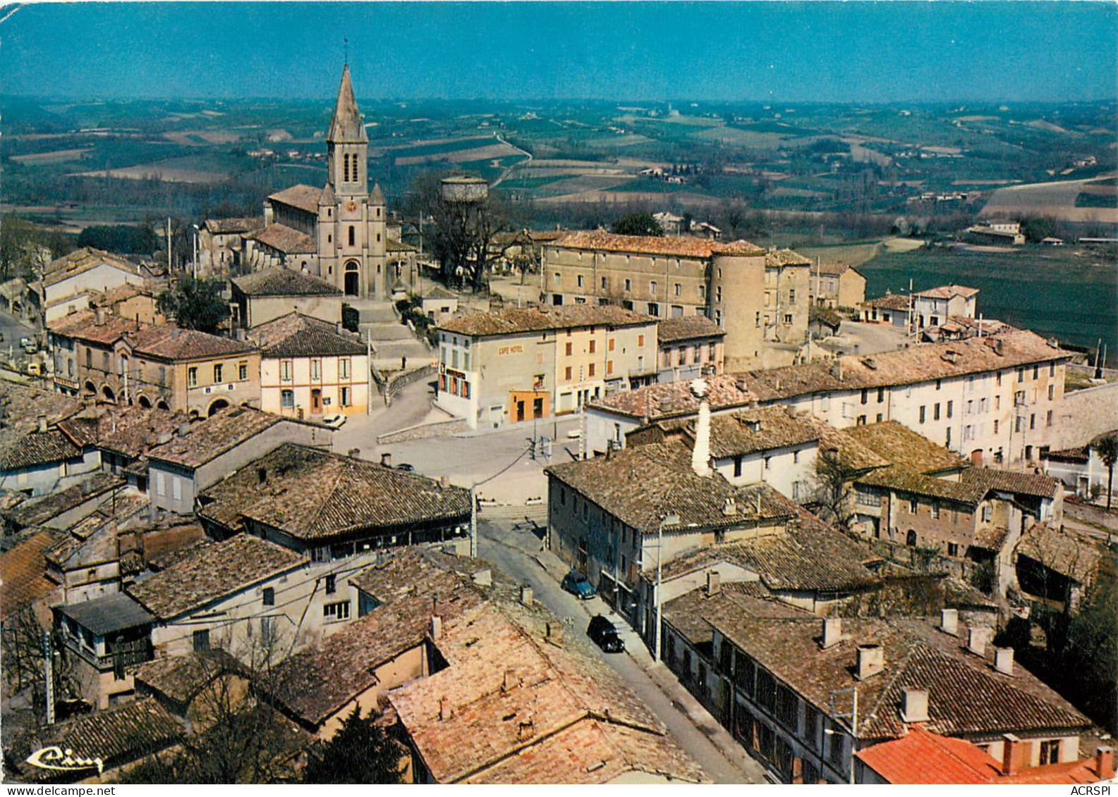 Salvagnac, vue aerienne (scan recto-verso) KEVREN0027