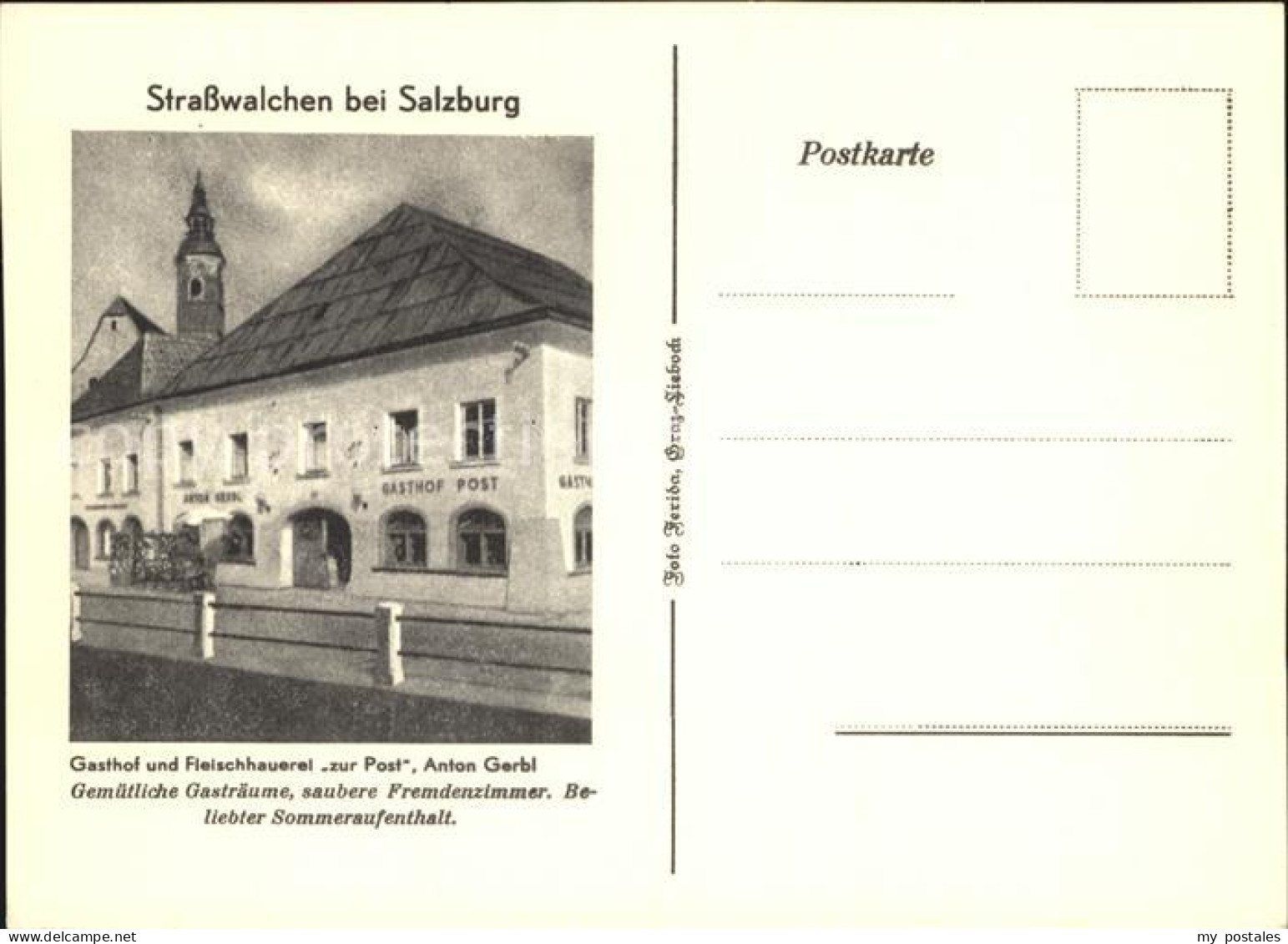 SALZBURG  AT Strasswalchen Gasthaus Zur Post