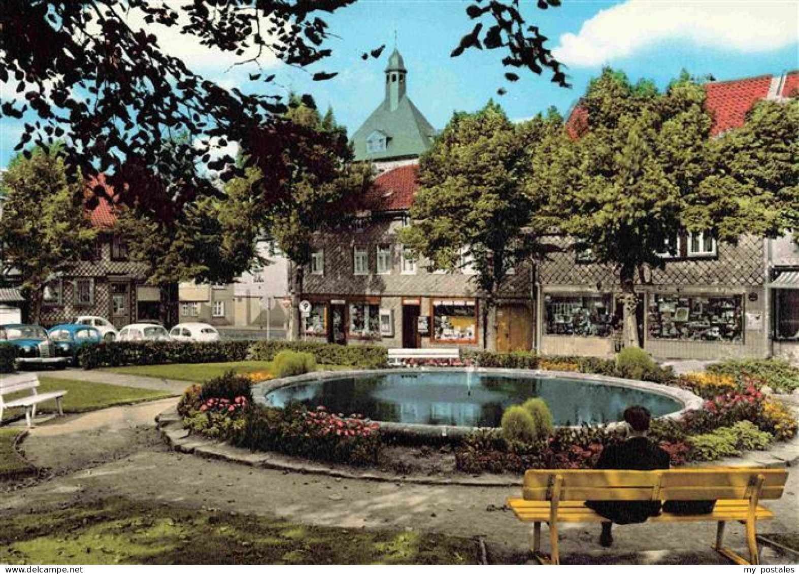 SALZGITTER Bad Marktplatz Brunnen