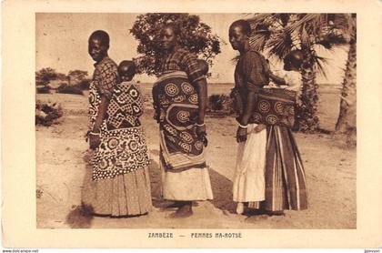 ZAMBIE - ZAMBEZE - FEMMES MA-ROTSE- MISSIONS EVANGELIQUES