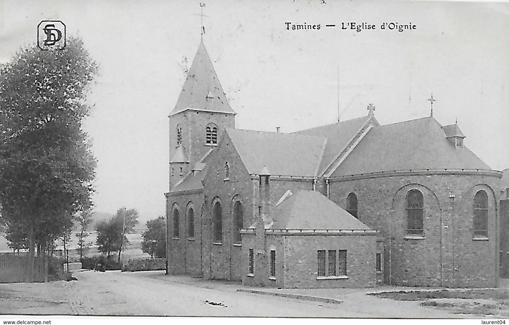 SAMBREVILLE. TAMINES.  L'EGLISE D'OIGNIE