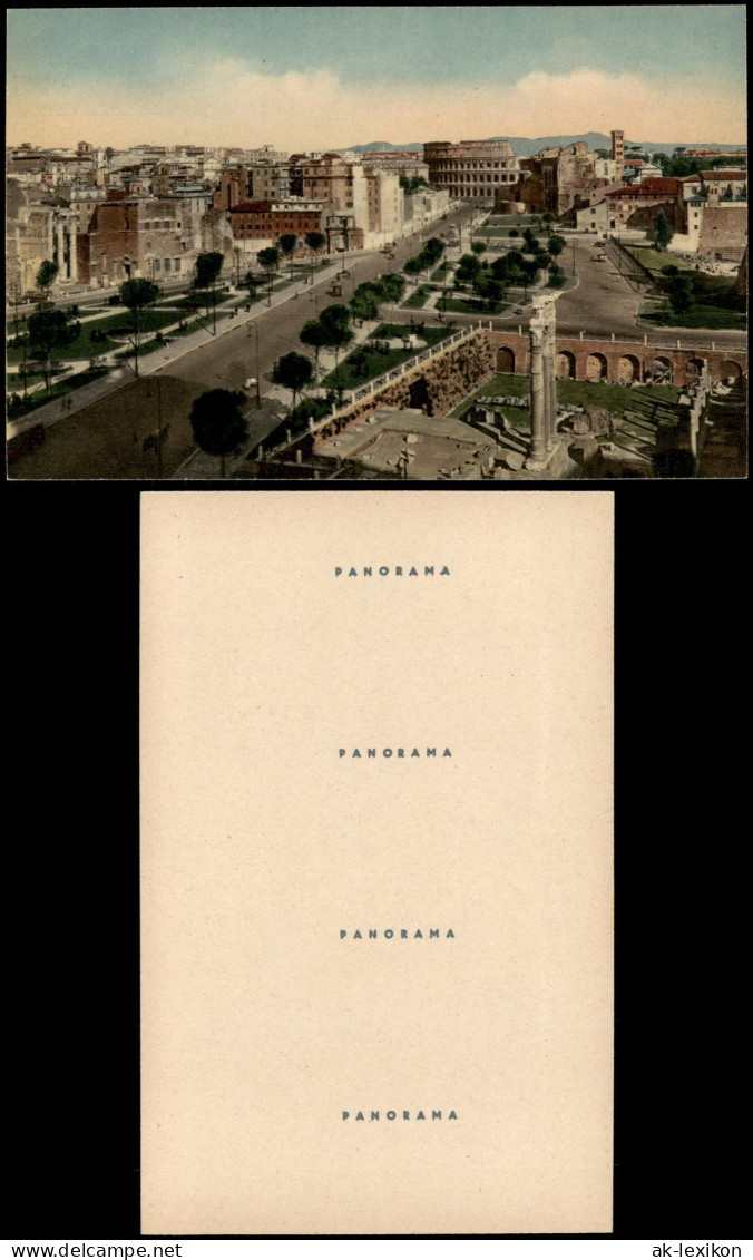 Sammelkarte Rom Roma Kolosseum / Colosseo - Künstlerkarte 1964