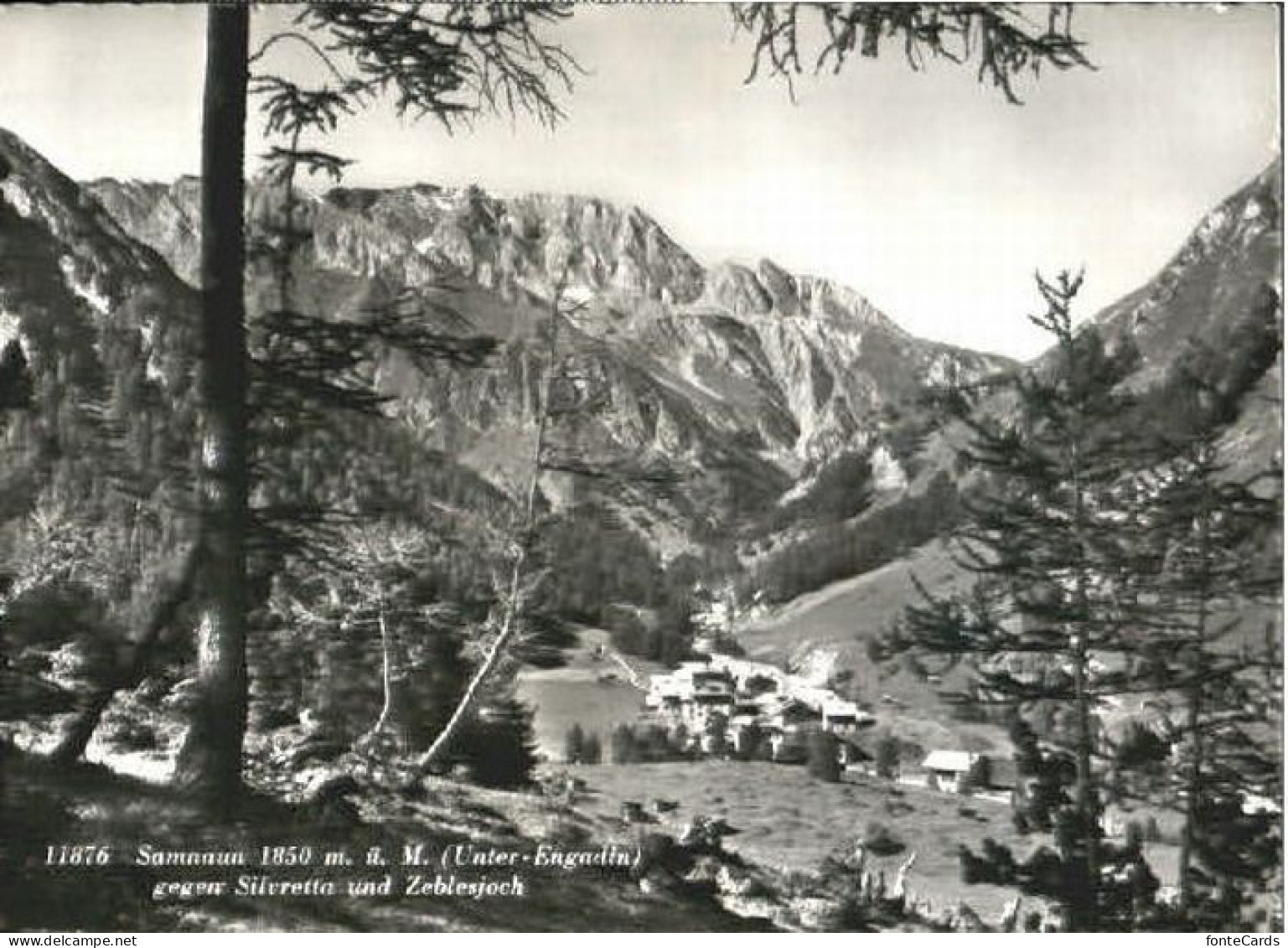 Samnaun GR Samnaun  ungelaufen ca. 1965