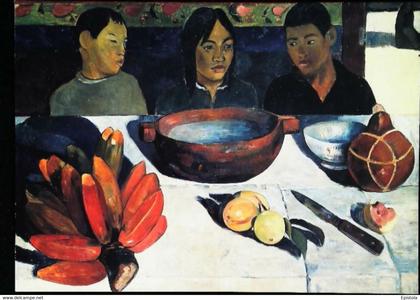 ►◄  GAUGUIN PAUL Le repas ou les bananes  couteau   knife   TAHITI Polynésie française