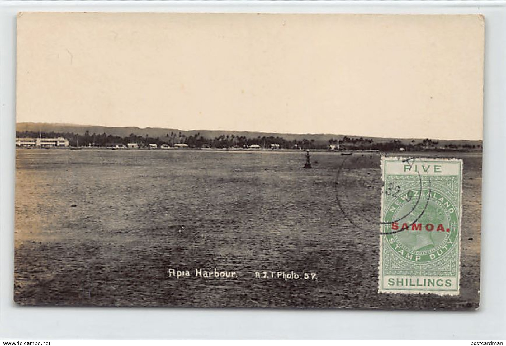 Samoa - APIA - Harbour - REAL PHOTO - Publ. A. J. T. Photo 57
