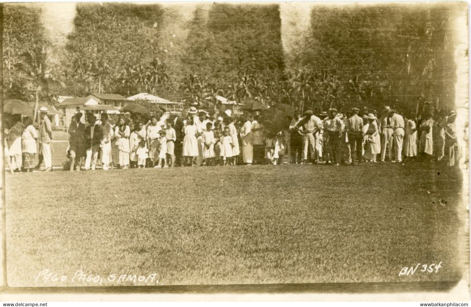 Samoa Pago Pago photocard of Locals