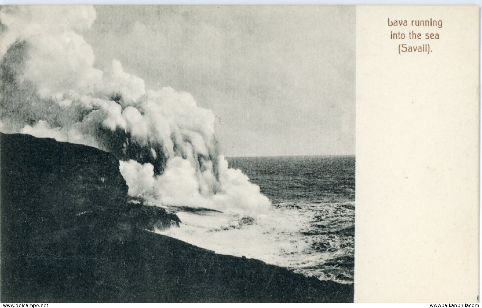 Samoa Volcano Lava Savaii ed Tattersall