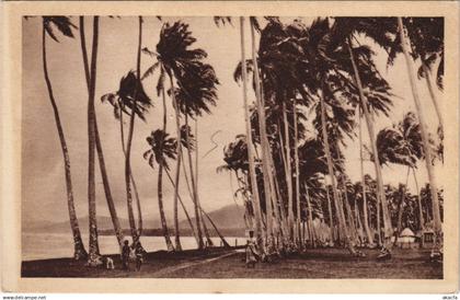 PC OCEANIA, UN ORAGE SUR SAMOA, Vintage Postcard (b44294)