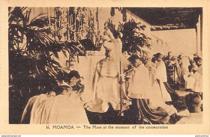 Samoa - MOAMOA - Mass at the time of consecration - Publ. unknown 16