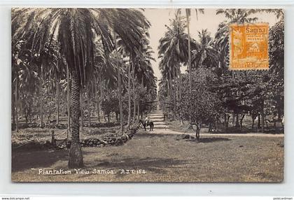 Samoa - Plantation view - REAL PHOTO - Publ. A. J. T. Photo 154
