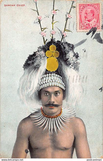 SAMOA - Samoan chief - Publ. Th. E. L. Series 1009