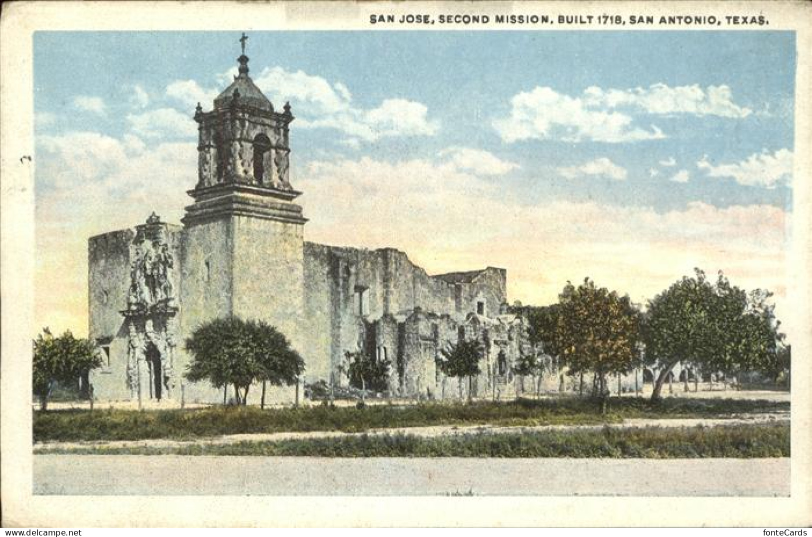 San Antonio Texas San Jose Second Mission built 1718