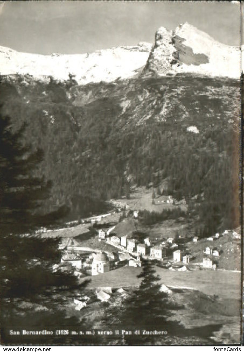 San Bernardino 1630m Moesa GR San Bernardino  x 1953