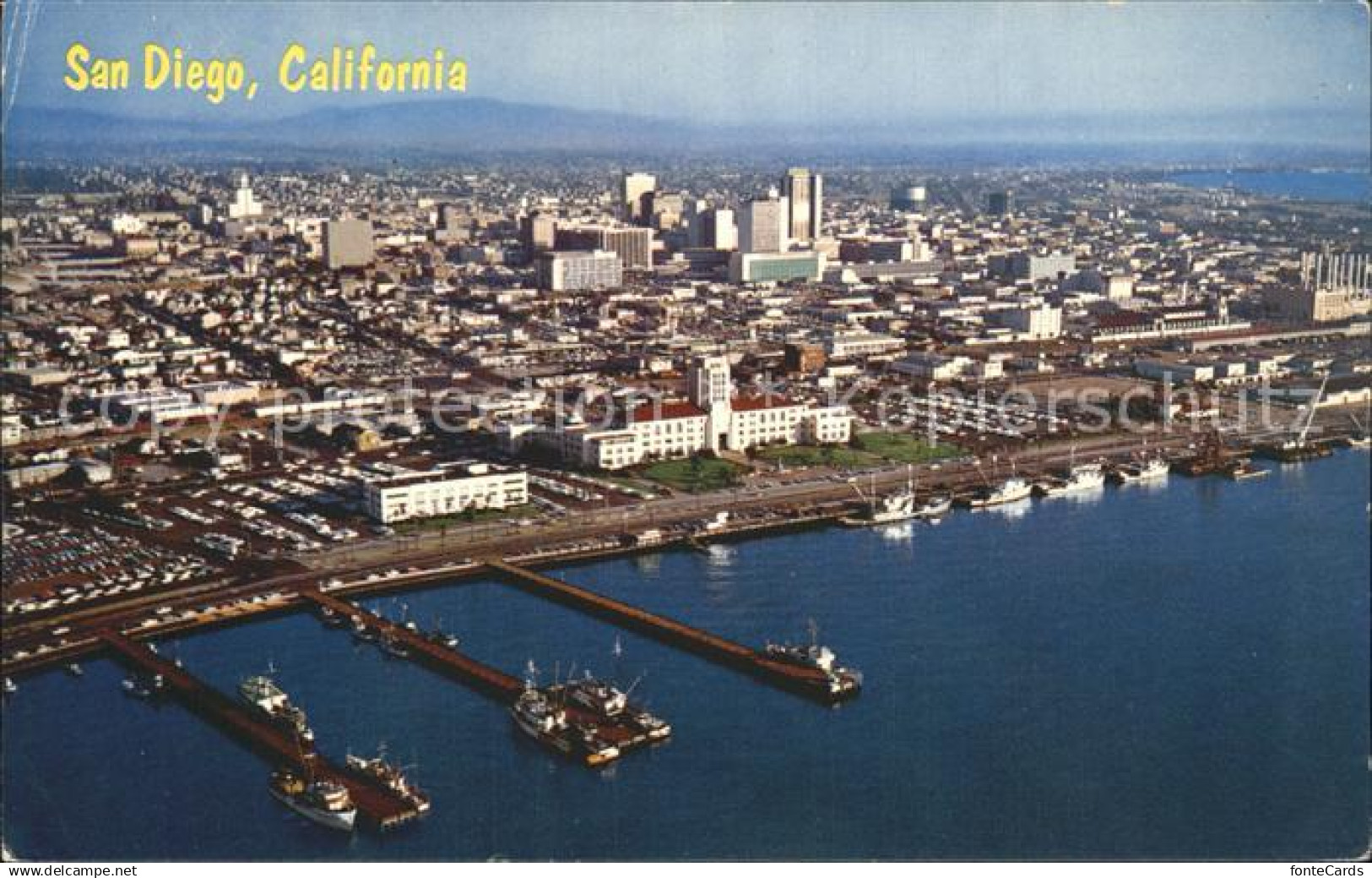 San Diego California Fliegeraufnahme