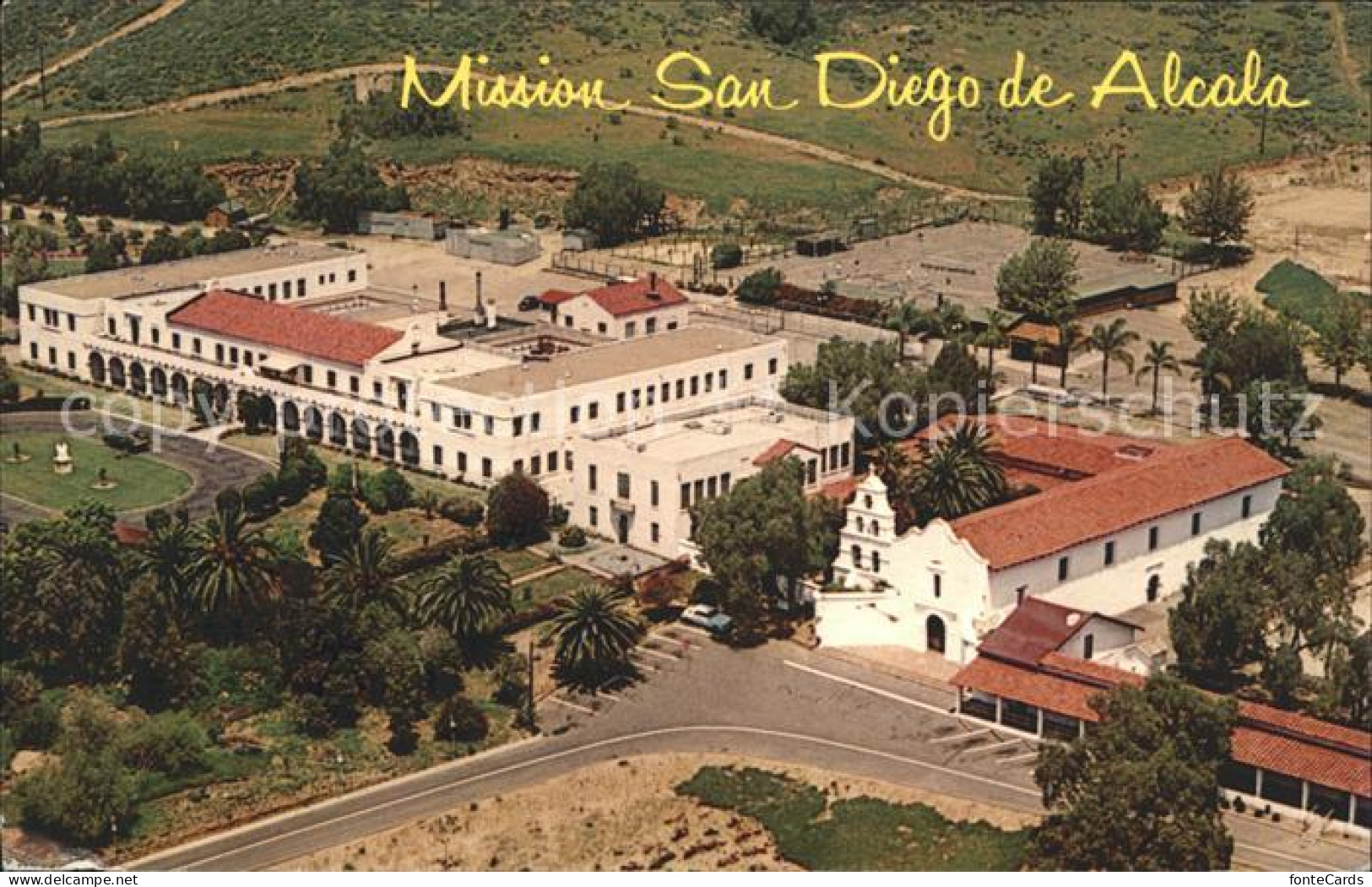 San Diego California Mission San Diego de Alcala founded in 18th Century