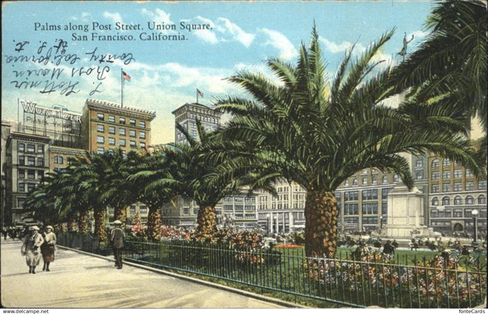 San Francisco California Post Street Union Square