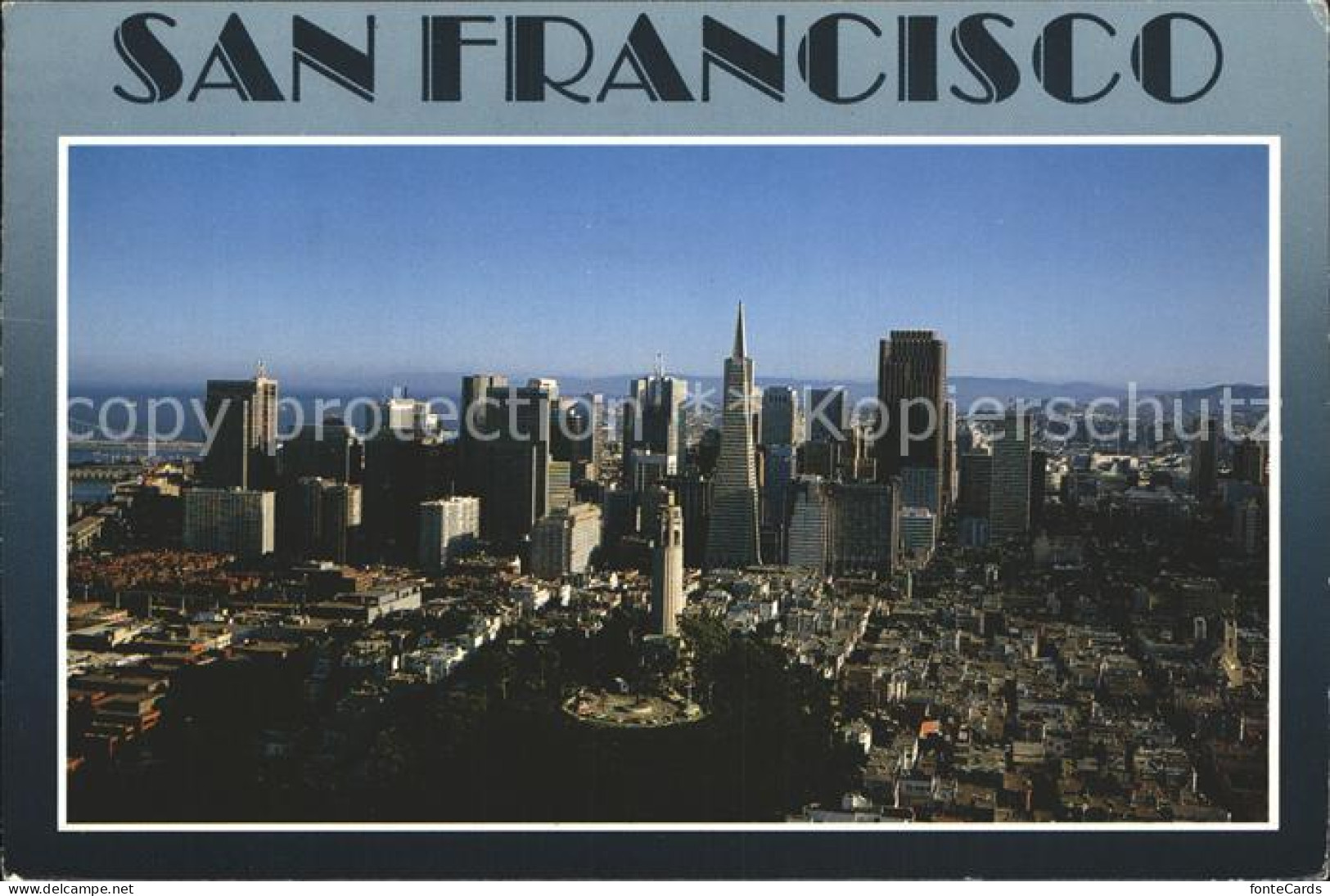 San Francisco California Tower San Francisco Stadtansicht