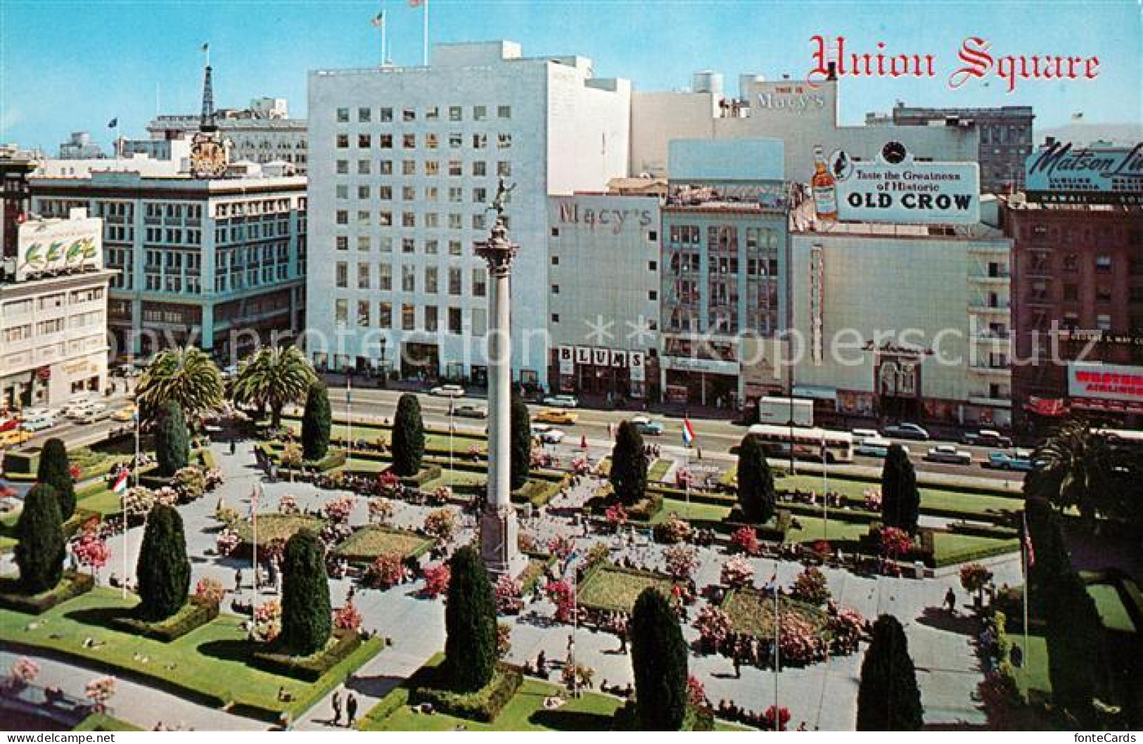 San Francisco California Union Square
