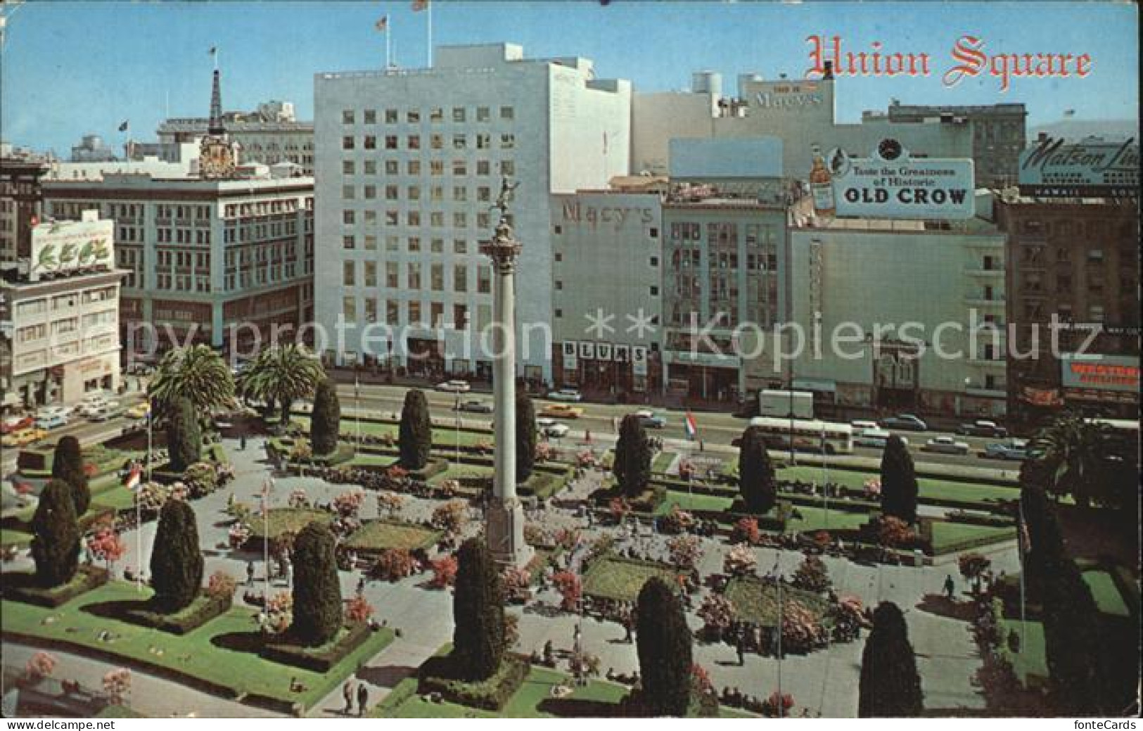 San Francisco California Union Square
