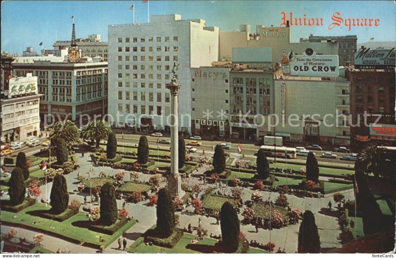 San Francisco California Union Square Monument
