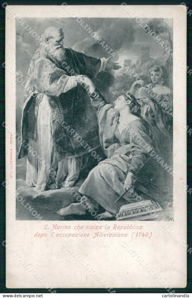 San Marino Città San Marino Repubblica Alterocca 285 cartolina RT1116