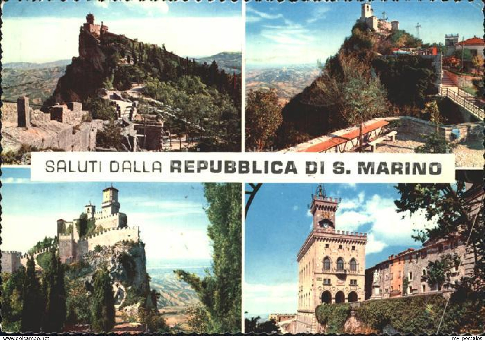 San Marino San Marino Burgansichten