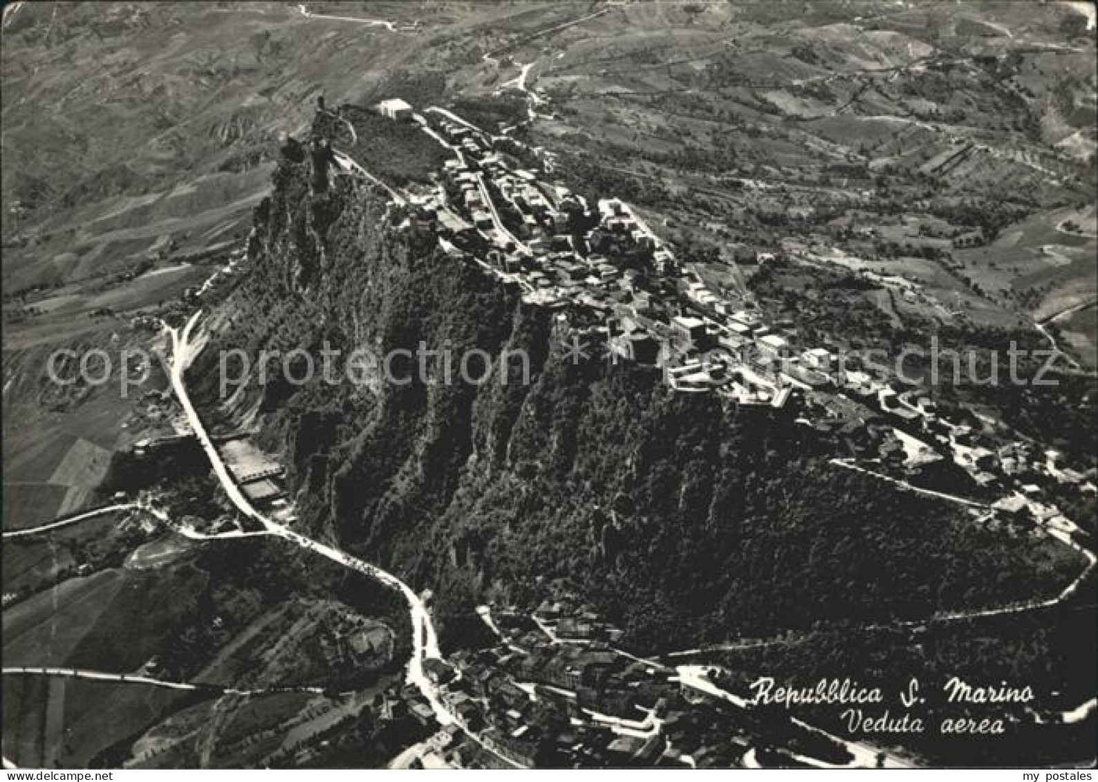 San Marino San Marino Fliegeraufnahme
