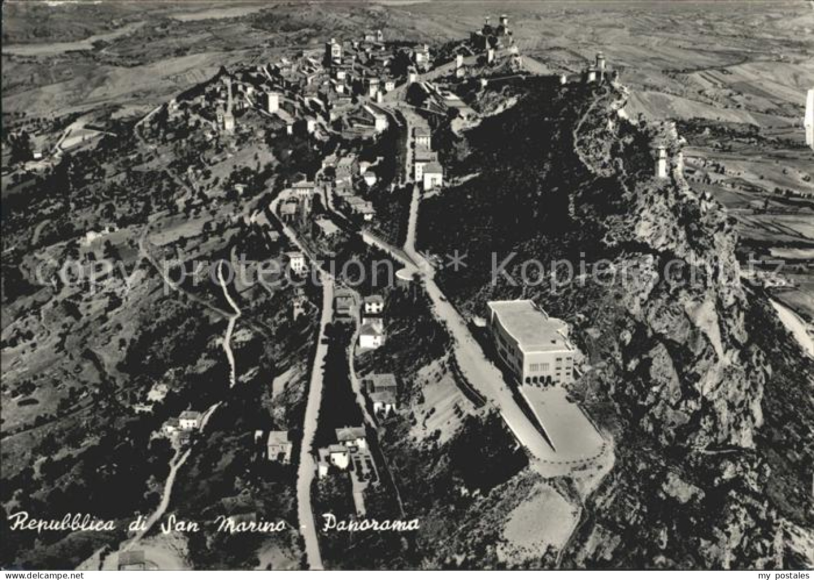 San Marino San Marino Fliegeraufnahme