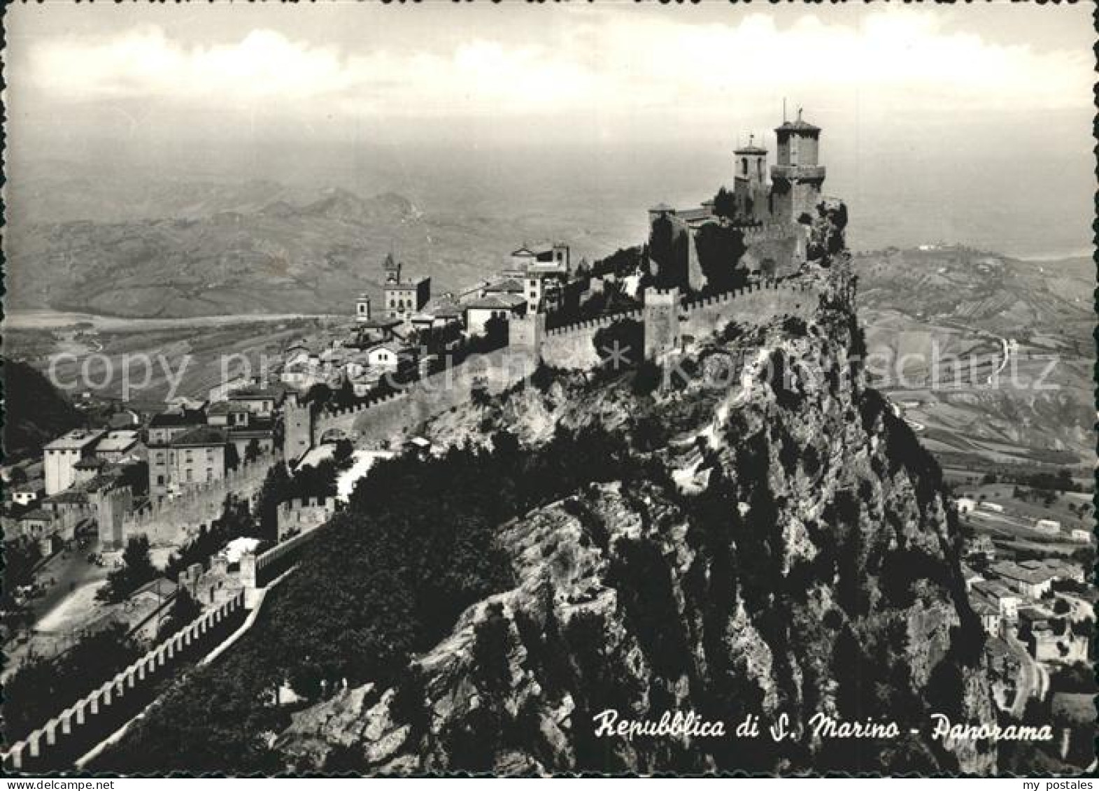 San Marino San Marino Fliegeraufnahme